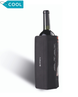 Husa pentru racirea sticlelor de vin, cu termometru si velcro - VIN BOUQUET
